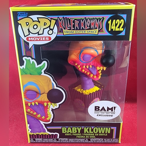 Baby klown bam exclusive funko # 1422 (nib) with pop protector - Picture 2 of 7